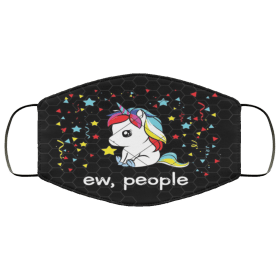 Ew People Unicorn Face Mask