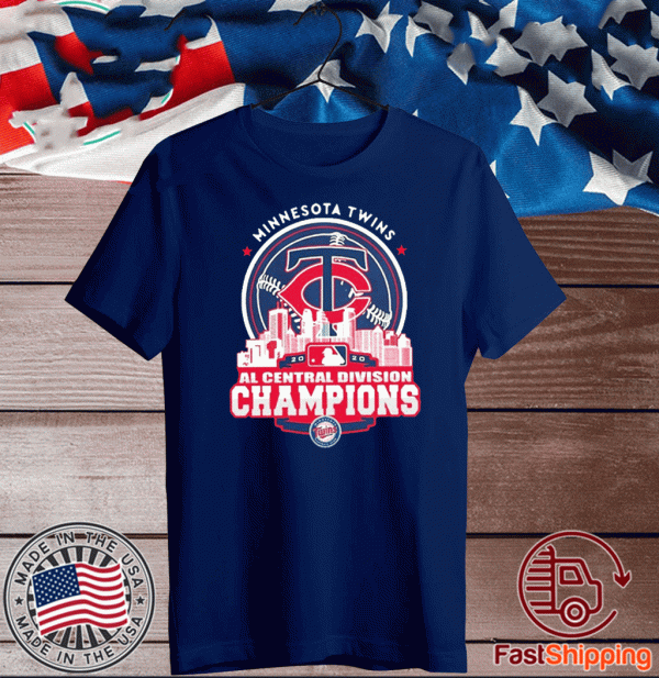 Minnesota Twins AL Central Division Champions 2020 For T-Shirt