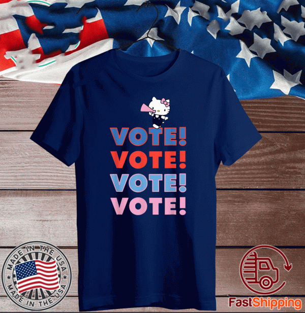 Hello Kitty Vote Cheer Rally Unisex T-Shirt