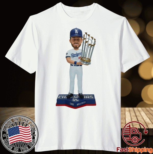 Los Angeles Dodgers Cody Bellinger 2020 World Series Champions T-Shirt