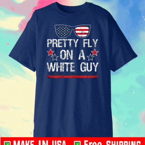 Pretty fly on a white guy,Fly On Pence Head Funny VP Debate Flag T-Shirt