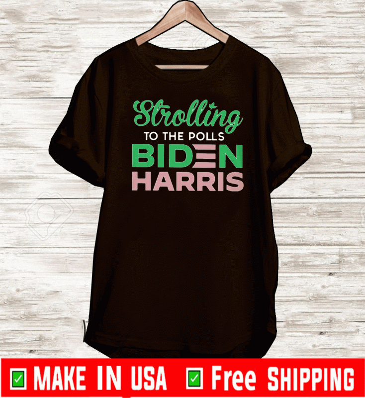 Stroll To The Polls Biden Harris 2020 T-Shirt