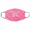 L-ou-is Bu-tte-rfly De-sign-er Pro-t-ec-tive Face Mask