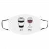 Coffee In The Morning Wine At Night Custom Face Mask