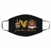 Pea-ce Lo-ve M-ela-nin Custom Face Mask