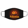 Vi-nt-age Hal-lo-we-en Logo Face Mask