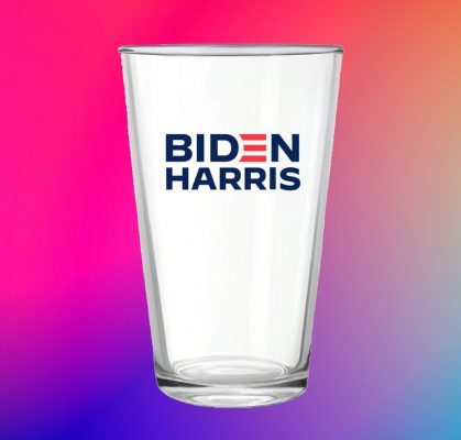 Biden Harris Pint Glass
