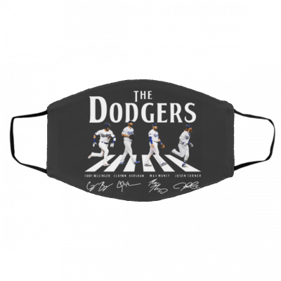 T-he D-odg-ers Th-e B-ea-tle-s Lo-s An-ge-les Do-dge-rs Sig-natu-res Face Mask
