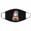 LG-BT-Q Lo-go Tra-dem-ark Lo-ve I-s L-o-ve Face Mask