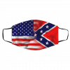 Co-nfed-er-ate Fl-ag C-us-tom Face Mask