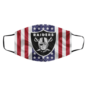 O-ak-la-nd Rai-d-er-s A-me-ri-ca-n Flag Face Mask