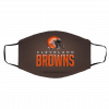 Cle-vel-an-d B-ro-wn Face Mask