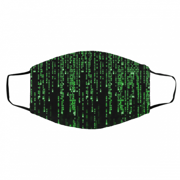 T-he Matrix Code Face Mask