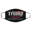 20-20 Tru-m-p Tr-u-mp Tru-m-p K-ee-p A-me-ri-ca Gr-e-at Face Mask