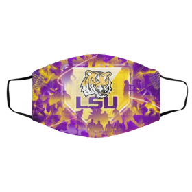 L-s-u Face Mask