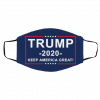 Tru-m-p 2--02-0 Ke-ep A-m-e-rica G-re-at Face Mask