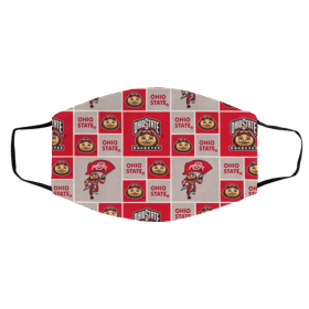 O-h-io S-ta-te Face Mask