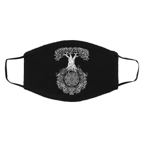 Ygg-dra-sil Tr-ee- of Life Face Mask