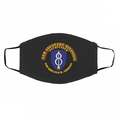 8th Infantry Division Face Mask