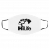 H-aw-a-ii H-i Lif-e Be-a-ut-ifu-l Art Face Mask