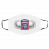 U-s A-r-my 82n-d Air-bo-rne Ju-m-p Wi-n-gs Face Mask