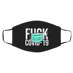 Fu-ck C-ov-id 1-9 Face Mask