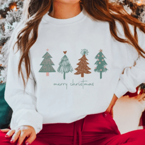 Merry Christmas Sweatshirt, Christmas Tree Shirt, Christmas Sweater, Christmas Outfit, Sweet Christmas Sweater