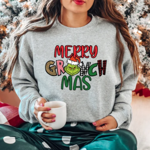 Christmas Sweatshirt,Christmas Shirt,Cute Winter Sweater,New Year Shirt,Grinchmas Sweatshirt,Most Wonderful Time of The Year Shirt,Xmas Tee
