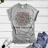 Funny Christmas Shirts Im Fine This Is Fine Christmas Lights Knotted Shirt Christmas Tree Lights Humor Sarcastic Christmas Shirts Group Xmas
