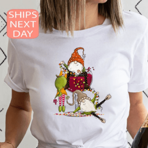 Funny Wine Shirt, Christmas Gnomes Wine Shirt, Gnomes Tee, Holiday Shirt, Christmas Party T-Shirt, Christmas Sweatshirt, Wine Lover Gift