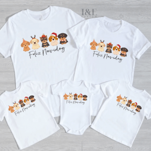 Dog Christmas T-shirt | Australian Christmas Shirt | Feliz Navidog Christmas Shirt | Dog Christmas Shirt | Dog Theme Christmas Gift