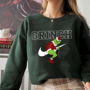 Santa Grinchs Christmas Sweatshirt, Funny Christmas Sweatshirt, Grinchs Christmas Sweatshirt, Trendy Christmas Sweatshirt, Christmas Shirt