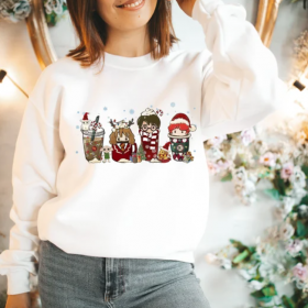 HP Christmas Coffee Sweatshirt, Wizard coffee Sweatshirt, Christmas Shirts, Christmas Crewneck, Christmas Sweater, Winter Sweatshirt