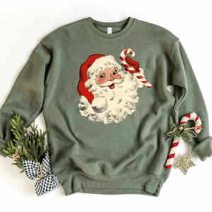 Christmas Sweatshirt, Retro Santa Sweatshirt, Vintage Christmas shirt, Retro Santa Shirt, Christmas Shirt, Winter Shirt