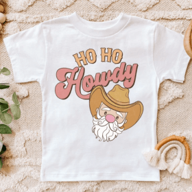 Howdy Christmas Toddler Shirt | Christmas Toddler Tee | Cowboy Christmas Kids Shirt | Kids Tee | Boho | Groovy | Cute Toddler Shirt