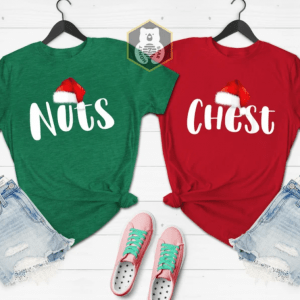 Christmas Chest Nuts Couples Matching Shirts, Chest Nuts Couples Christmas Shirt, Couple Christmas Gift, Couple Christmas Shirts, Christmas