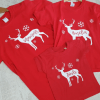Family Christmas shirts, matching T-shirts, matching stag tops, Christmas tops