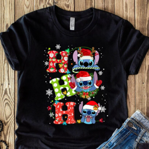 Stitch Christmas PNG, Ho Ho Ho Stitch PNG, Winter Trip Vacation gift