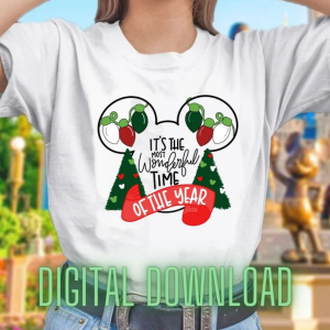 WDW Wonderful Time Christmas - Digital Download - PNG File - Digital Download - Sublimation Transfer-Clipart-Print - Designs