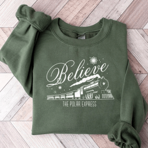 Christmas Family Sweatshirt, Believe Polar Express Shirt, Christmas Express Shirt, Believe Christmas Shirt, Christmas Sweatshirt