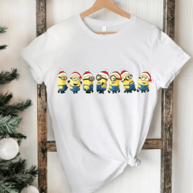 Minions Christmas Shirt, Minions Santa Shirt, Minions Family Shirt, Funny Christmas Shirt, Family Christmas Shirt, Minions Lover Tee, Epcot