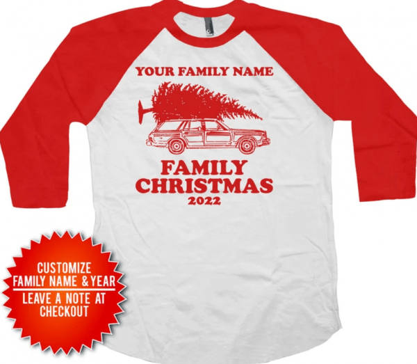Funny Christmas Raglan Matching Family Christmas Shirts 3/4 Sleeve Shirt Baseball T Shirt Raglan Sleeves Christmas Vacation Xmas - SA519