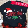 Christmas Crew Svg Eps Dxf Png Cut File, Family Christmas Shirts, Digital File - MM2578 Commercial Use