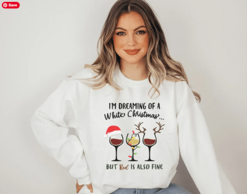 Wine Merry Christmas Sweatshirt,Funny Holiday Christmas Hoodie, Christmas Party Sweater,Christmas Wine Shirt,Wine Lover Shirt,Red Wine Shirt