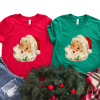 Vintage Santa Claus Christmas Shirt, Vintage Christmas T Shirt for Women, Vintage Santa Baby Shirt, Christmas Tshirt Family, Christmas Gifts