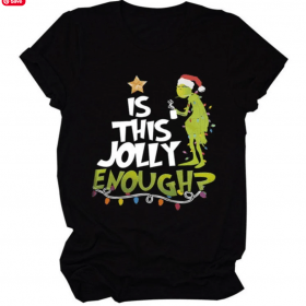 Is This Jolly Enough Shirt, Funny Christmas Shirt
