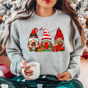 Christmas Sweatshirt,Christmas Gnome Tshirt,Cute Gnomies Tshirt,Merry Christmas Tshirt,Gnome For The Holidays Shirt,Cute Christmas Gift,Xmas
