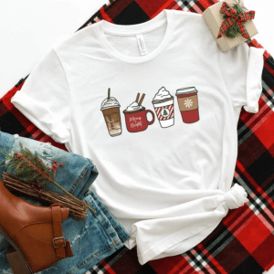 Christmas Coffee Shirt, Cute Christmas Shirt, Holiday Shirt for Women, Christmas Tee, Christmas T Shirt