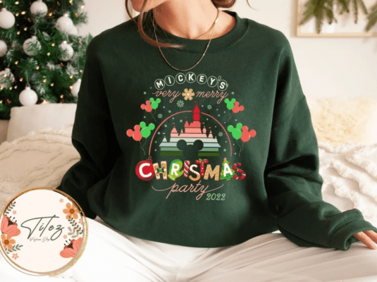 Disney Christmas Sweater, Mickey's very merry Christmas party 2022, Disneyland Christmas Shirt, Epcot Christmas Shirt, DL-310802