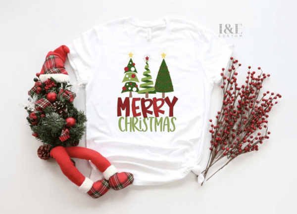 Merry Christmas Women's T-shirt | Christmas T-shirt | Women's Christmas Shirt | Women's Christmas Gift | Xmas Gift For Her | Xmas Shirt
